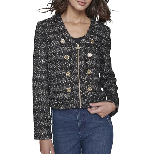 KARL LAGERFELD Women's Structured Suiting Jacket2