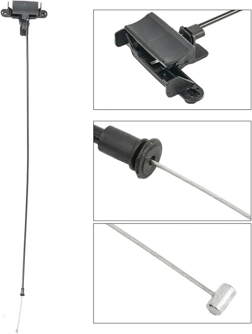 Car Bonnet Release Handle for X5 X6 E70 E71 2007 2008 2009 2010-2014 51237164798 Car Engine Hood Release Cable Wire Cover Cable Used On Engine Bonnets Parts