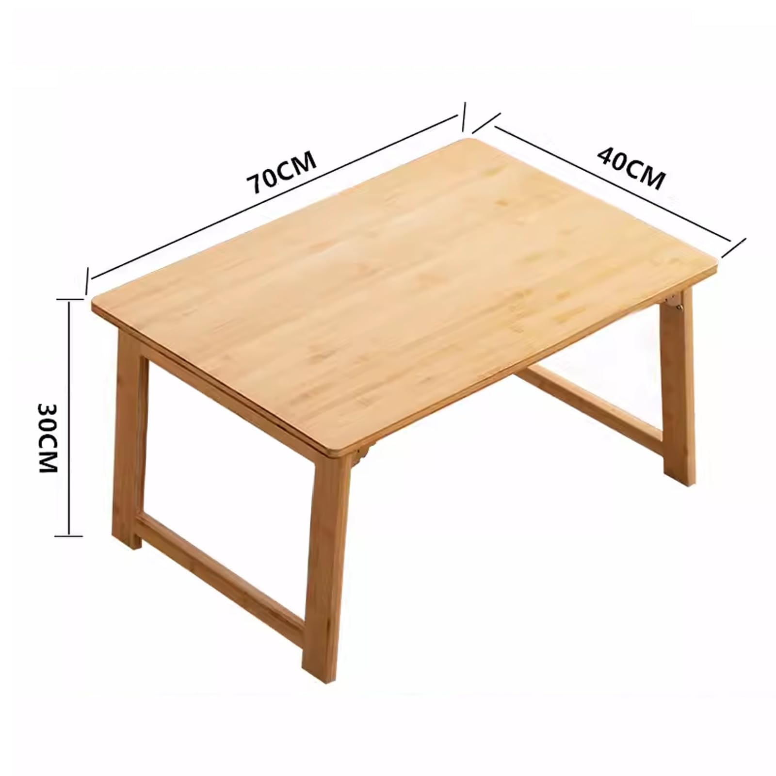 Przenośny japoński bambusowy stół podłogowy nisko składany stolik kawowy do domu i biura idealny do siedzenia na podłodze 30 cm wysokości idealny do użytku w salonie