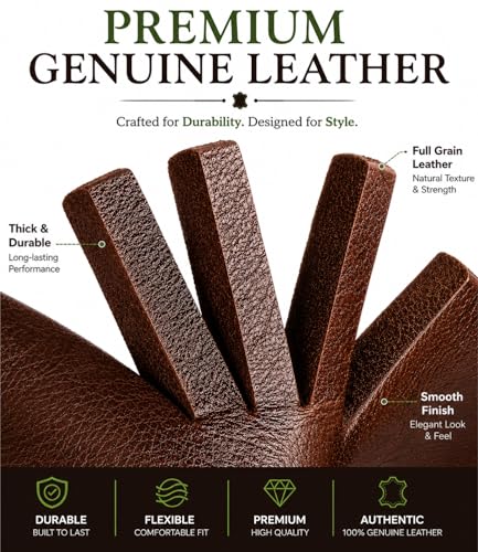 Image of Men's Genuine Leather Belt for Men | Black,Brown