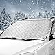 Roysmart Frontscheibenabdeckung, Auto Scheibenabdeckung Windschutzscheibe Frontscheibe Abdeckung Magnet Faltbare Auto Abdeckung Winterabdeckung Eisschutzfolie für Frost und Schnee, Sonne - 190 x 100cm