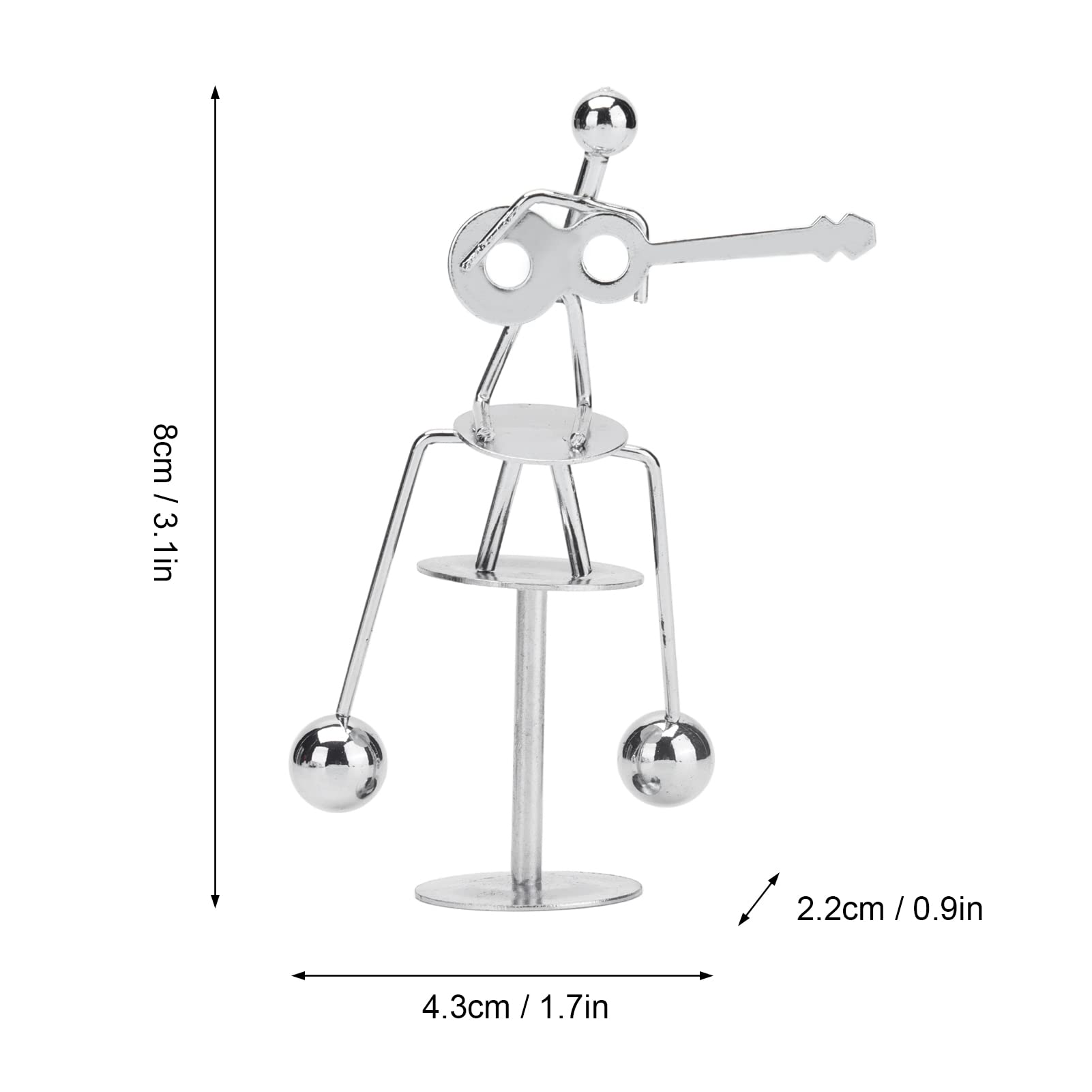 Keenso Balance-Spielzeug Aus Metall – Schwingt 2-3 Minuten, Zur Druckentlastung Für Büro & Zuhause