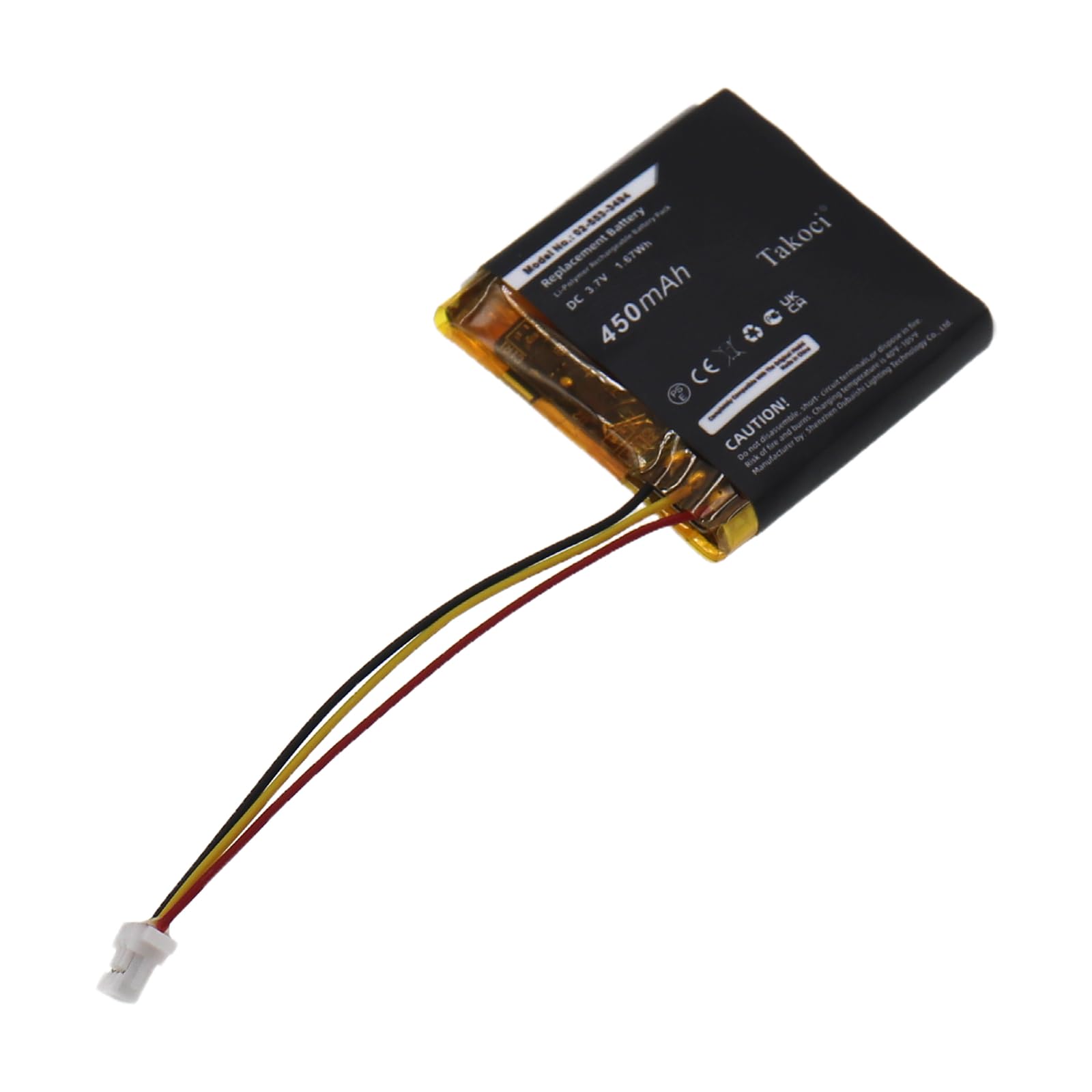 3.7V 450mAh Replacement 02-553-3494, 523028, 603028 Battery Compatible with Tune 500BT, Tune 510BT