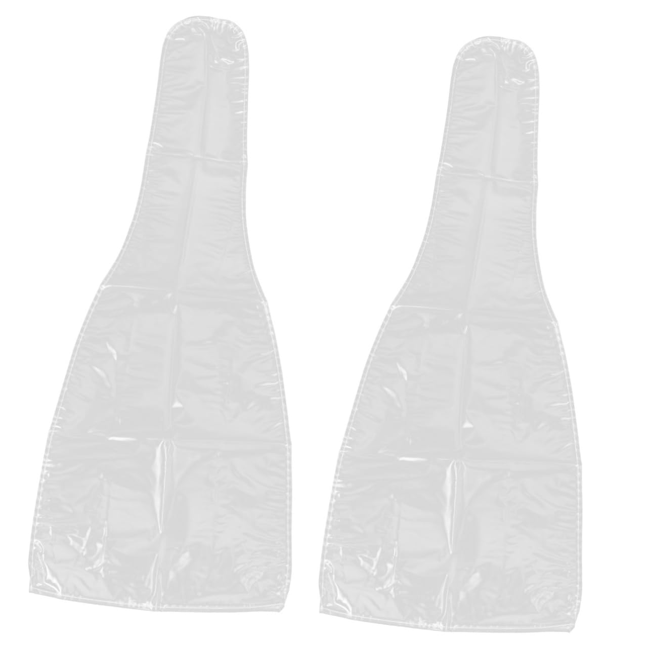 Sosoport 2pcs Electric Guitar Cover PVC Protector for Acoustic and Bass Instruments Folding Design for Durable and Safe Material for Extended Instrument Lifespan
