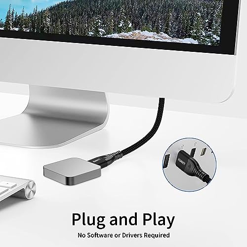 USB 3.0 Cable 0.5M,5Gbps High Speed Transfer USB Type A Male to Male Lead,USB 3.0 A to A Data Cable Braided Compatible with Blu-ray - Image 3