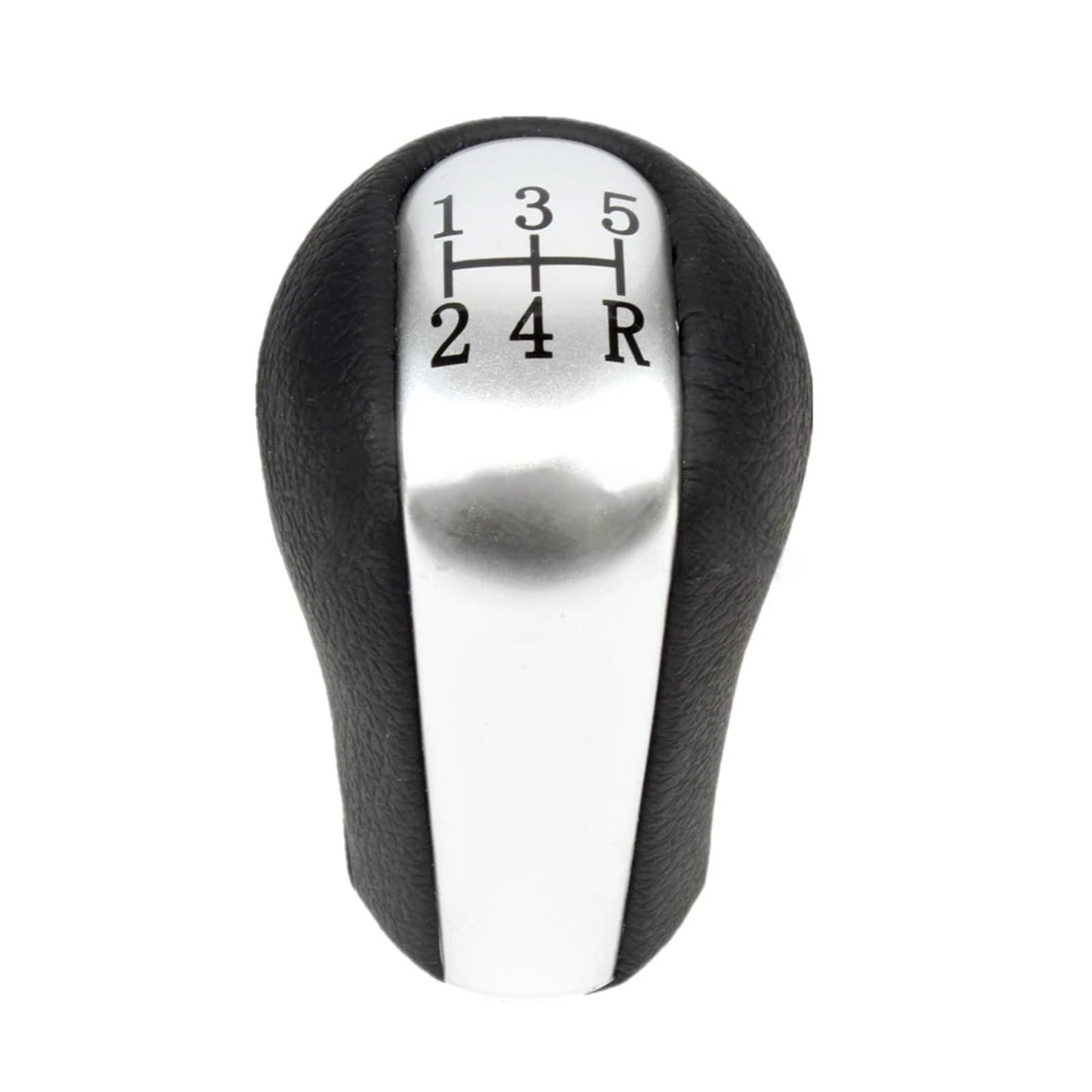 Glblpexelr Black Silver 5S Shift Knob For Toyota For Yaris For Vitz 1999-2005 Stylish