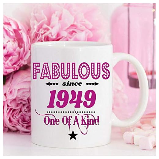 NA 70.o Idea de Regalo de cumpleaños 1949 Taza de cumpleaños Fabuloso Desde 1949 70.o Regalo de cumpleaños