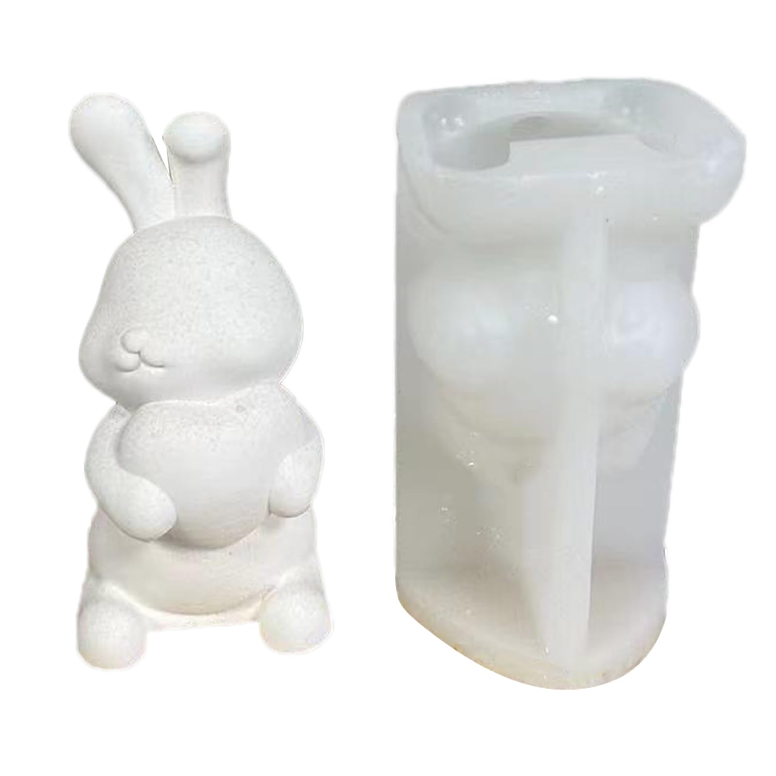 Jazuaiao Molds, Resin Molds for Soap Gypsum Ornaments Cake Fondant Easter Decorations Craft Materials