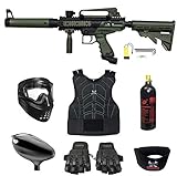 Maddog Tippmann Cronus Tactical Beginner Protective CO2 Paintball Gun Package - Black/Olive