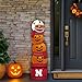 Fan Creations NCAA Nebraska Cornhuskers 46-Inch Pumpkin Stacked Leaner with Helmet