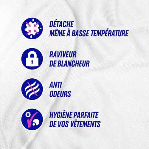 Vanish Oxi Action Booster de Blancheur - Détachant Textile & Raviveur de Blancheur - Poudre 940g