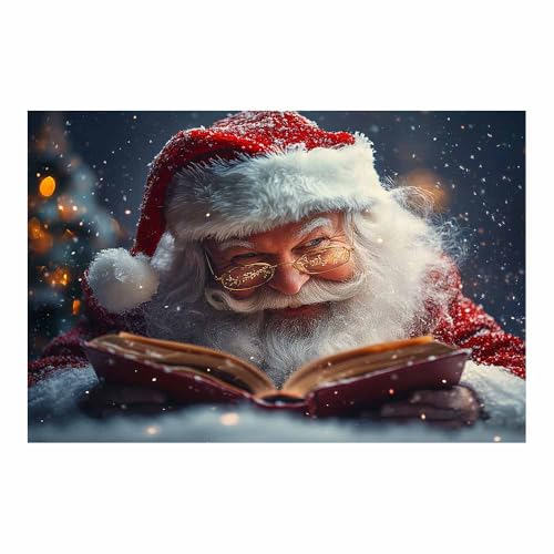 Poster Noel rouge art mural cadeau deco hiver salon 50x70cm