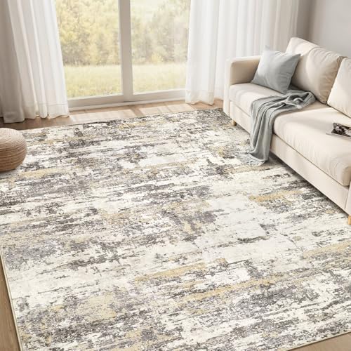 Area Rugs for Living Room: 9x12 Abstract Washable Rug...