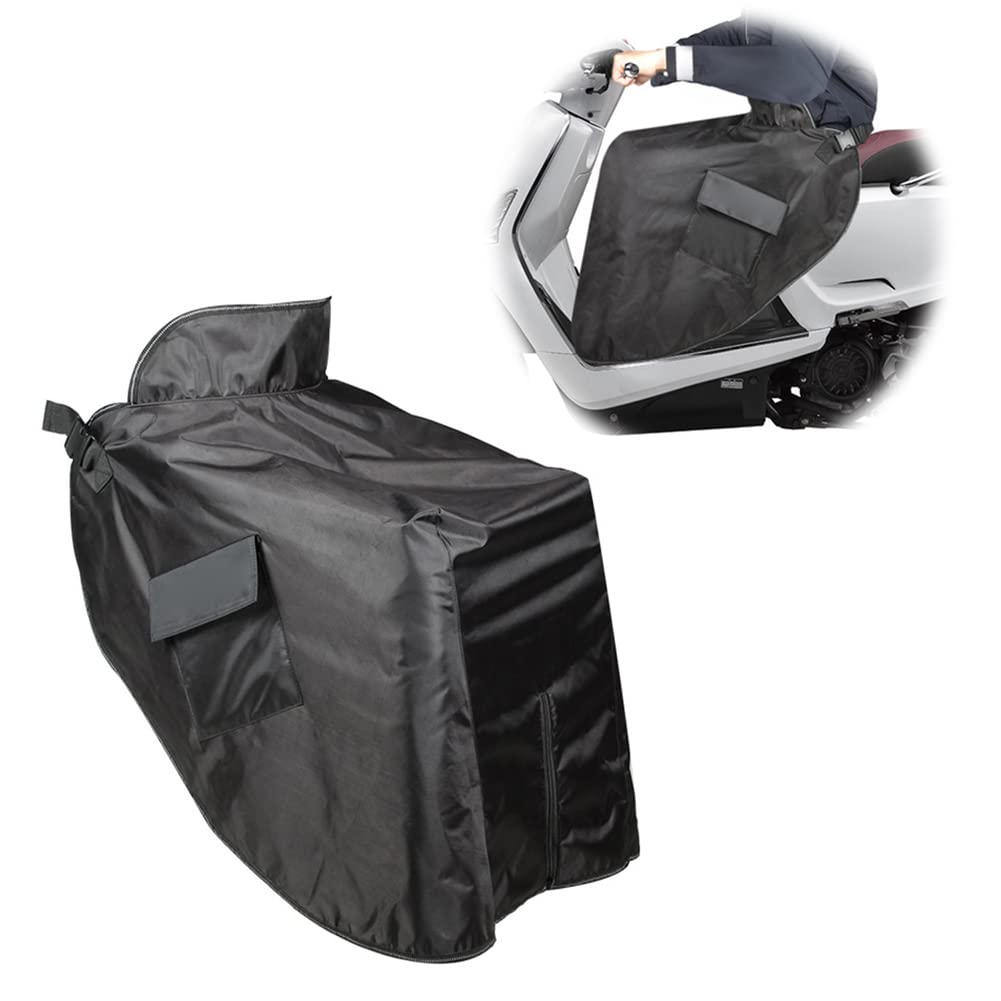 Tablier de Moto Protège-Jambes pour Scooter Couvre-Jambes Imperméable et Coupe-Vent Universel Chaleur Couverture Couvre Jambes pour Les conducteurs en Hiver par Temps Froid et pluvieux