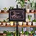 Small Chalkboard Hanging Signs Erasable Double Sided Chalkboard Sign Message Sign Small Blackboard for Wedding