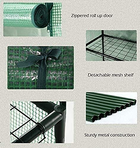 Fbkphss Large Greenhouse, Portable Outdoor Garden Patio Walk-In Greenhouse With Doors And Windows Waterproof Greenhouse For Protect Plants #TOP4