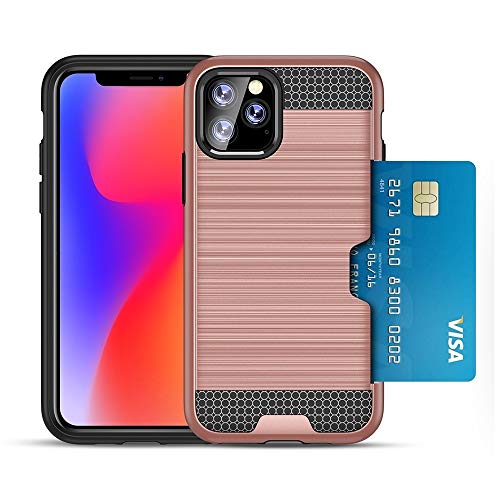 Couverture de protection dure iPhone 11 Pro brossé Silver style métallisé - 4