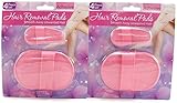 Hair Removal Pads 4 Piece Set (2-Pack)