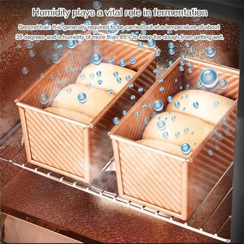 Electric Dough Proofer Machine, 40L Kitchen Fermentation Machine with Humidity and Temperature Control, High Efficiency for Bread and Yogurt Making