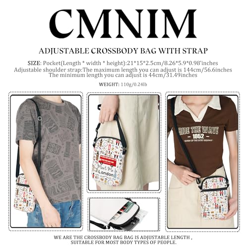 CMNIM England London Travel Gifts - Meet Me In London Mini Crossbody Bag - British Culture Gifts4