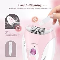 Bubbacare Vezeték nélküli Epilátor Nőknek LED Fénnyel Arcra és Testhez 6