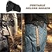 17.5in Full Tang Camping Axe Tomahawk with Nylon Sheath, Tactical and Survival Hatchet with Hammer for Axe Throwing, Outdoor Camping Hiking and Chopping Wood