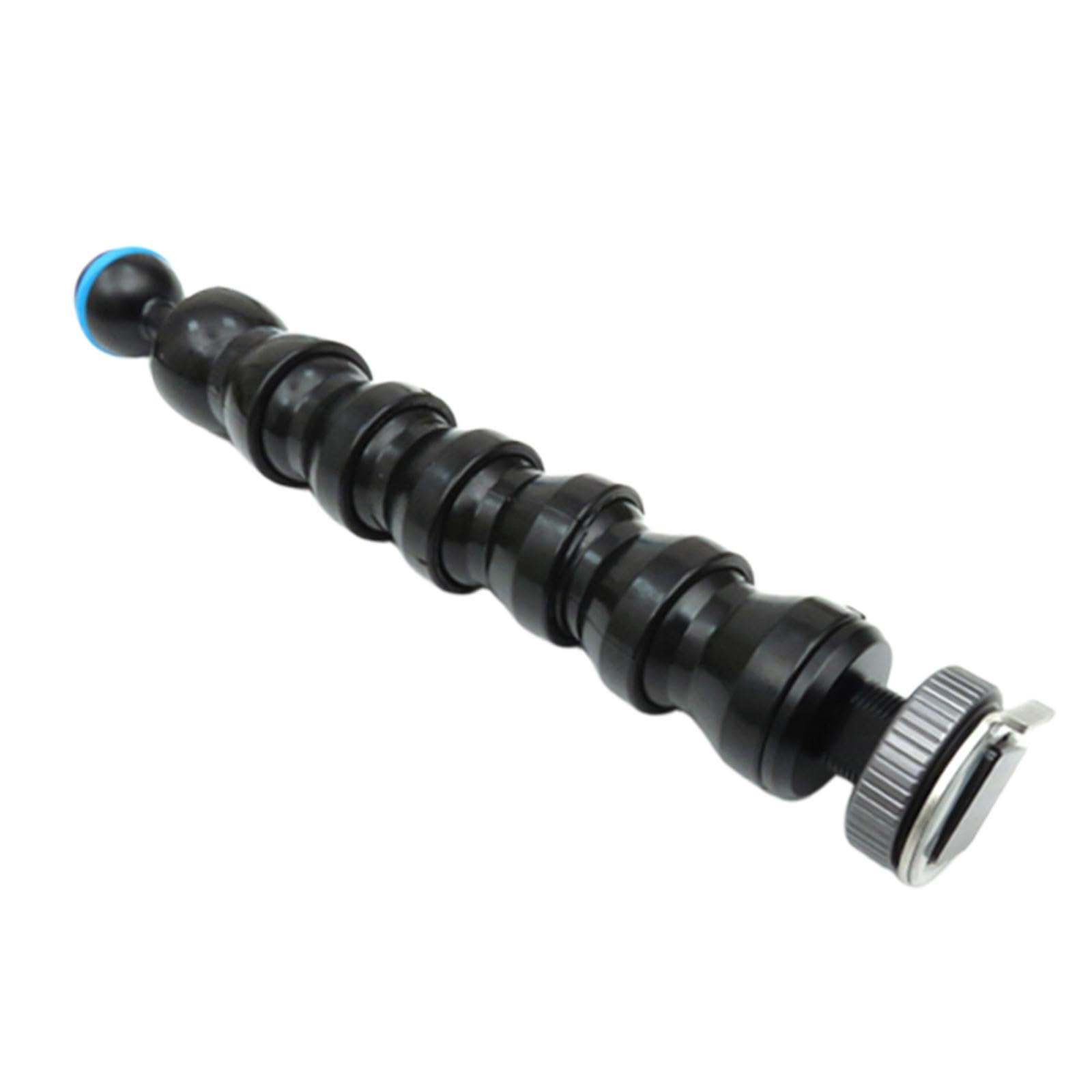 Oshhni Brazo de luz para cámara subacuática, Cabezal de Bola para fotografía de Buceo, para cámara de acción, Jaula de Buceo, Brazo de lámpara Flexible, 6 Articulaciones