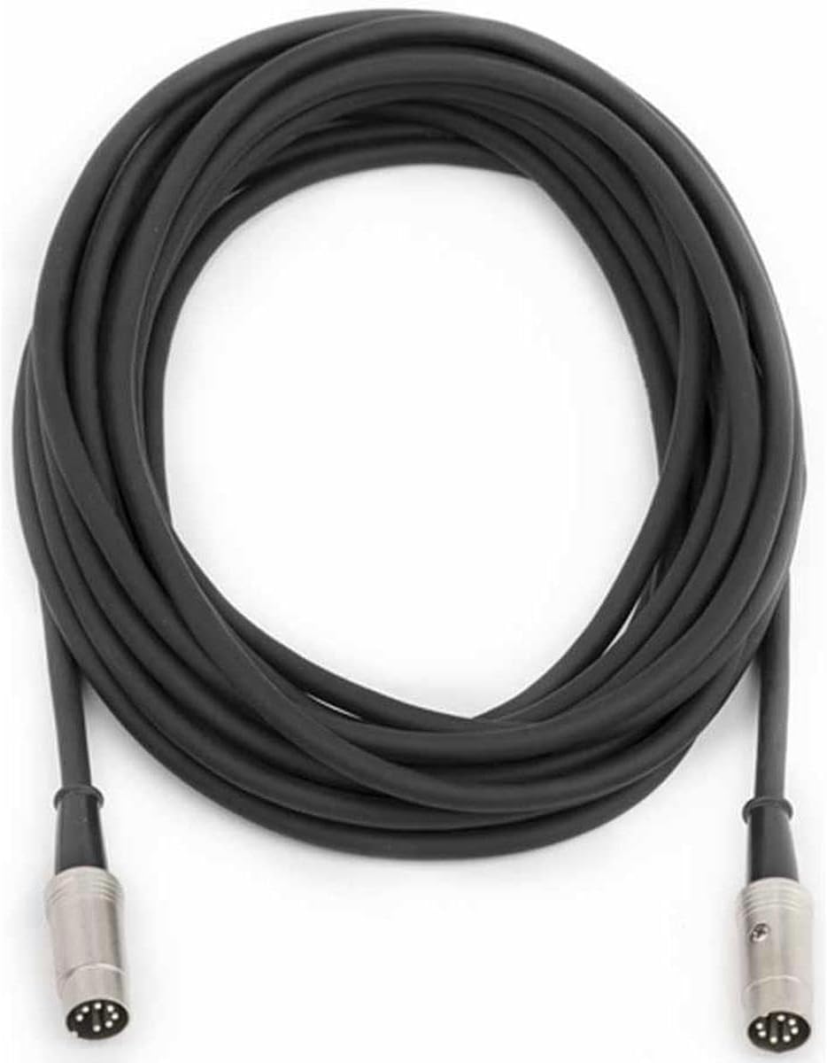 Fender 25' 7-Pin Replacement DIN Footswitch Cable for Super-Sonic 22, Twin and 100 Head Amplifiers