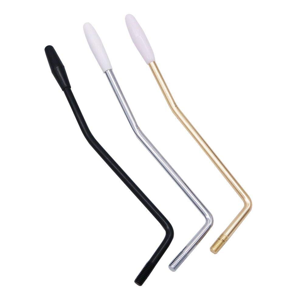 Alnicov 3 szt. Whammy Bar Thread Pojedyncze ramię Tremolo z nasadką (6 mm)