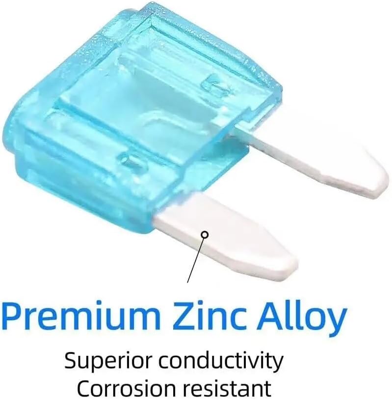 100pcs Car Fuses Assortment Kit, Automotive Replacement Low Profile Fuses