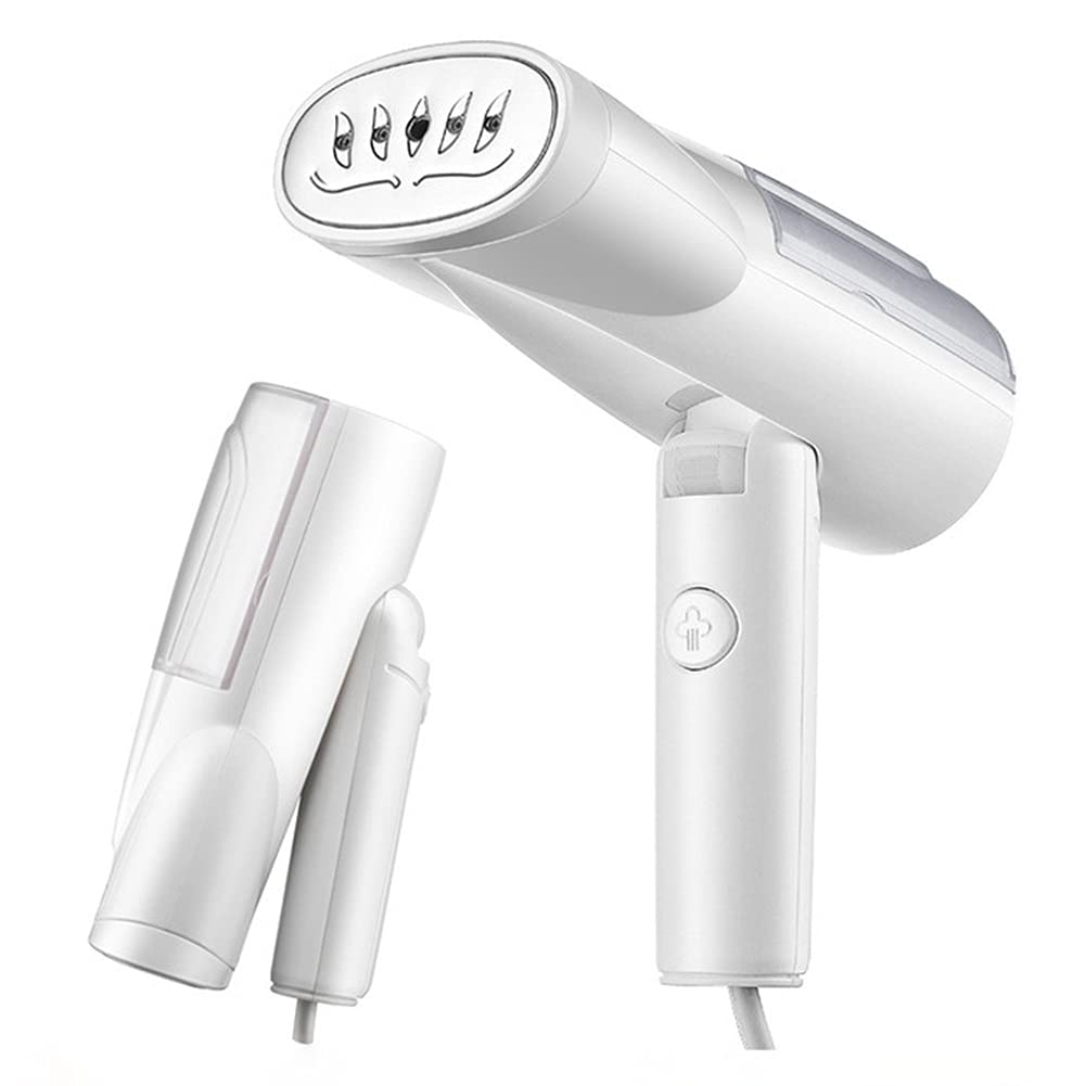Vaporizzatore da Viaggio Portatile per Vestiti, Mini vaporizzatori Pieghevoli, Stiratura a Vapore Portatile, rimozione delle Rughe per Tutti i Tessuti, Riscaldamento rapido 25 Secondi