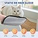 2025 New Upgrade Pet Hair Remover Electrostatic Gloves, Reusable Pet Hair Removal Glove, Cat & Dog Hair Removal Tool for Couch, Furniture, Carpet, Car Seat, Pet Grooming