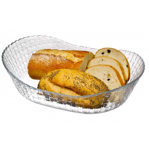 Pasabahce Habitat Glass Bread Basket Amazon.in Home & Kitchen