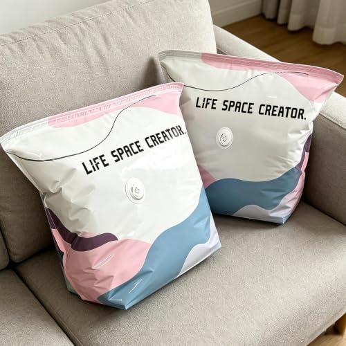Bolsas de vacío de viaje con compresión manual sin bomba para mantas y textil 5