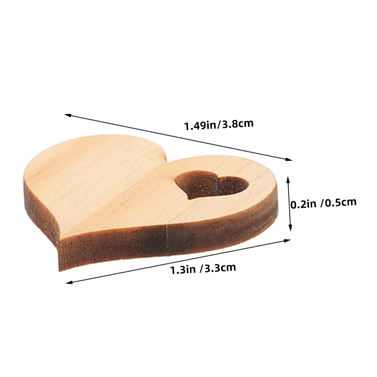 SHINEOFI Rebanadas De Corazón De Madera Sin Terminar Decoracion Pared Decoracion De Pared Corazones Para Manualidades Artesanía Amar Rodajas De Madera Para Bricolaje 100 Piezas X 4