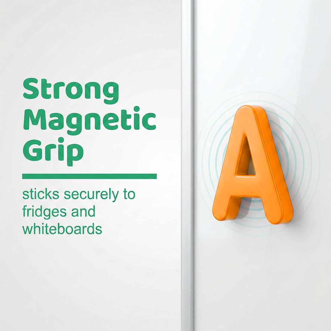 89 Piezas Letras Magnéticas para Niños de Madera Letras magneticas niños, Juego Educativo Montessori, Ideal para Aprender a Leer y Escribir de Forma Divertida, Segura y Creativa Incluye acentos — view 3
