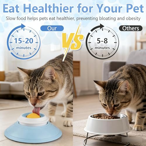Dog Lick Bowl, Non-Slip Licking Toys for Dogs, Anxiety Relief and Slow Feeder Dog Bowls, Easy-to-Clean Liquid and Soft Food Feeder for Dogs and Cats - Image 5