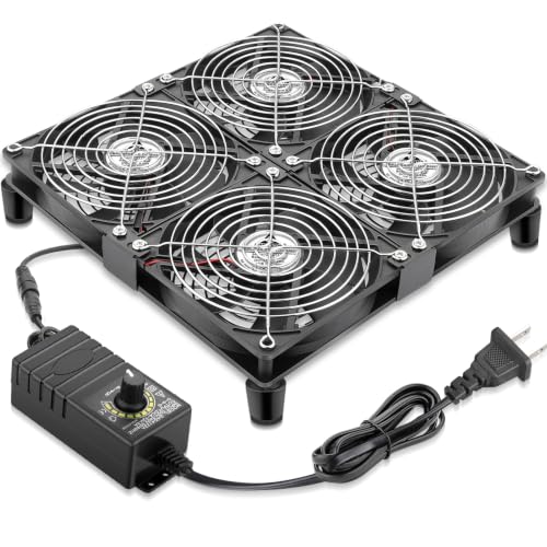 GDSTIME 4X 120mm Fans with Variable Speed...