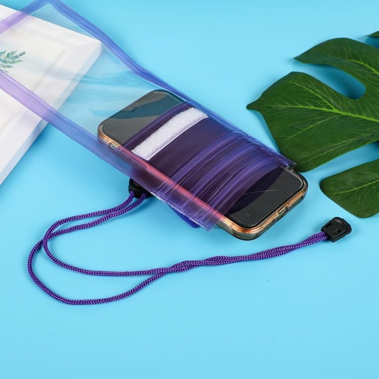 Miniatura 1 de Funda impermeable para teléfono de ducha con triple sello para natación y buceo profundo, diseñada para una protección completa impermeable, funda