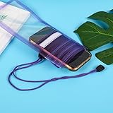 Remotes Remade Triple Seal Splash Swim and Deep Diving Waterproof Shower Phone Pouch Cover is Designed for Complete Waterproof Protection Swimming Case Snorkelling Snorkel Cover Purple