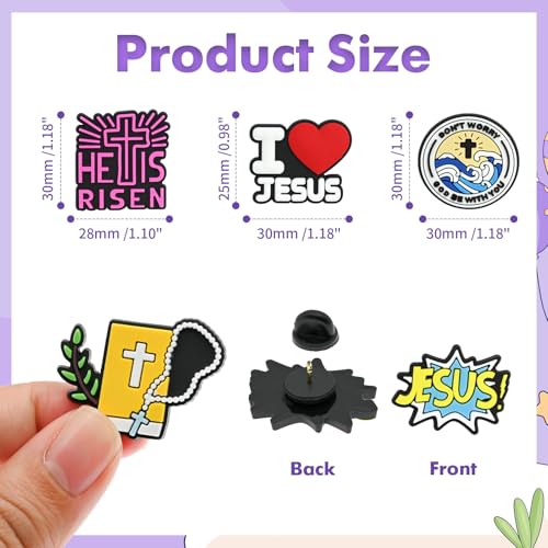 Image of Cute Pins Bulk, Funny Lapel Badge Pins Rubber Brooch Pins for Backpacks, Hats, Bags