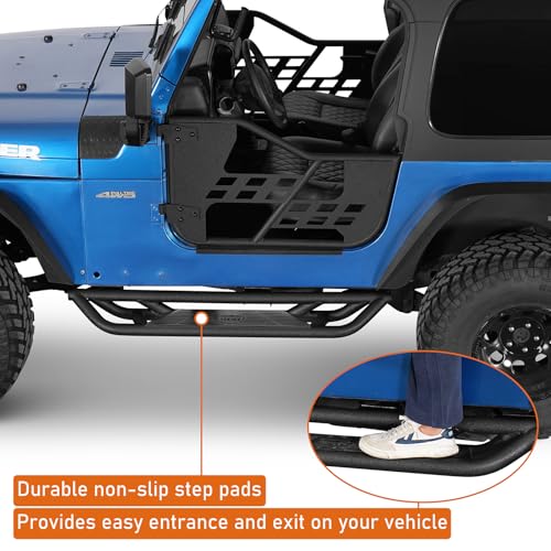 Estribos laterales para Jeep Wrangler TJ 1997-2006 miniatura 3