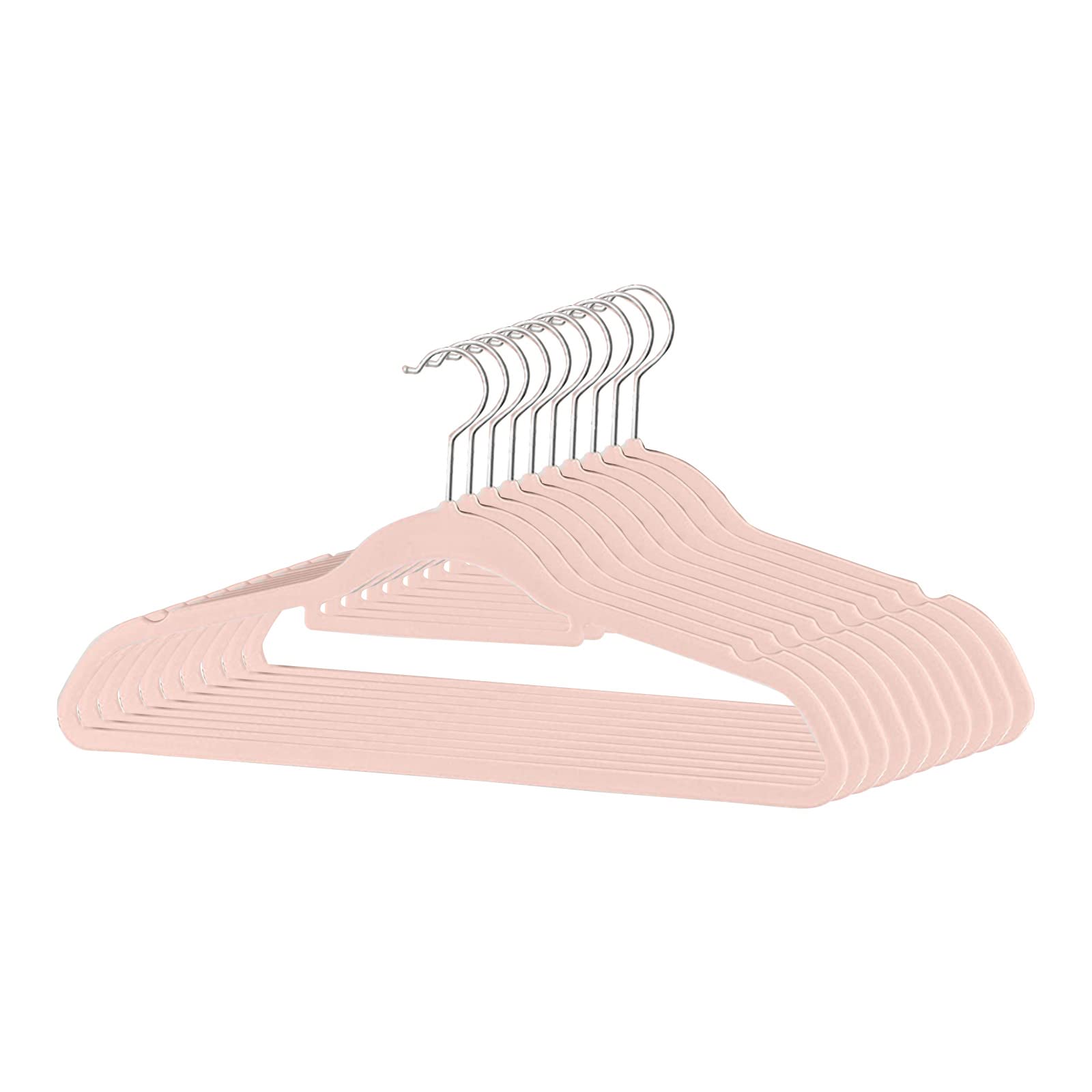 10Pcs Non Slip Clothes Hangers Rotatable Anti-Slip Laundry Hanger Supplies for Bedroom Dormitory Closet Wardrobe Closet Clothes Hangers Rack