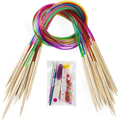 Bamboo Circular Knitting Needles Set Cover