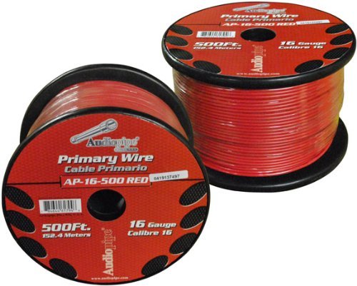 NIPPONAP16500RD 16 Gauge 500Ft Primary Wire, Red