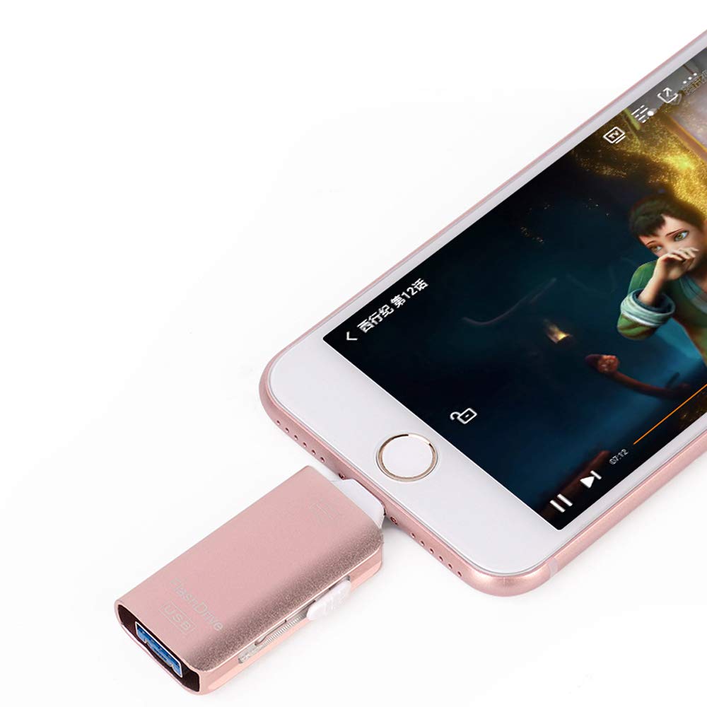 YDisk USB 3.0 Flash Drive for Smartphone Multi Connector [3in1