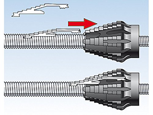 Fischer Thermax Befestigungsset 6 x 16/170 M12 Hochleistungsmörtel FIS V 300 T Multi Kleb und Dichtstoff KD-290 Zylinderbürste