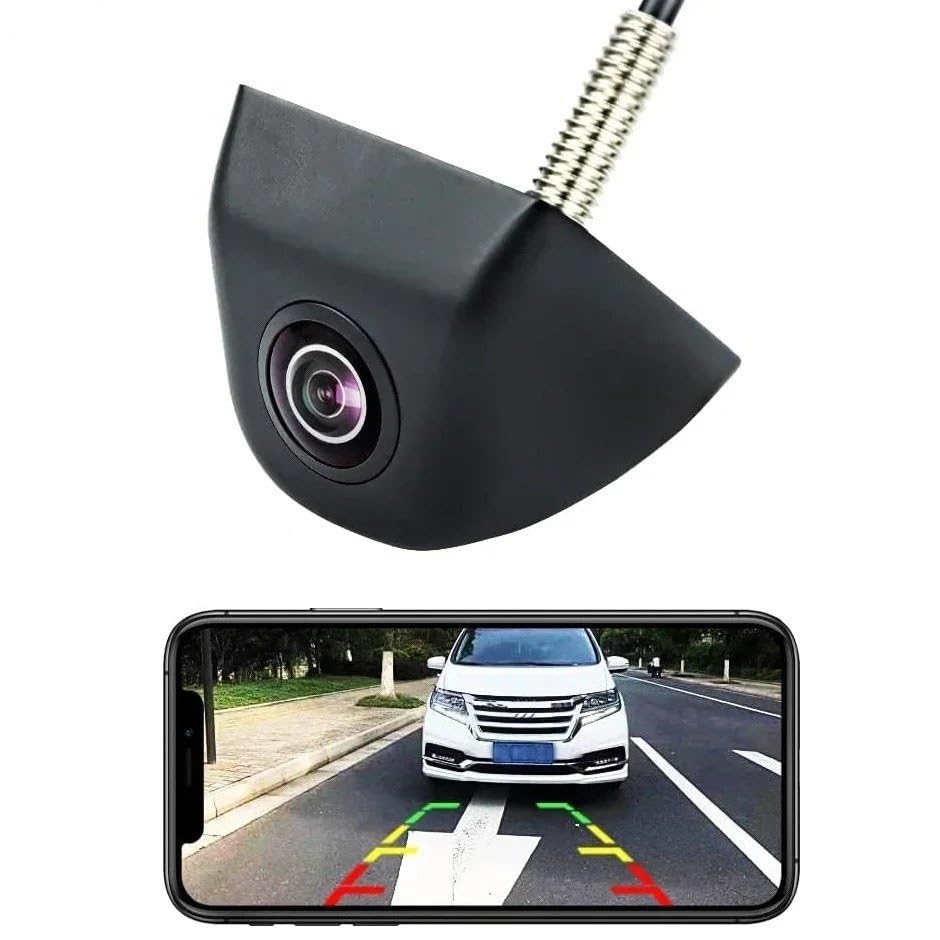 Cámara Aparcamiento HD 720P 170 ° Ojo De Universal Inalámbrico 5G WiFi Coche DVR Grabadora Cámara De Visión Trasera para Teléfono Android Camara Marcha Atras