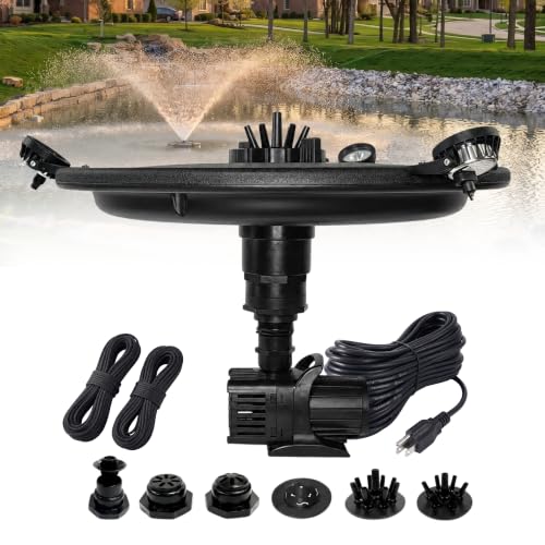 HALF OFF PONDS Aqua Marine Floating Fountain with Large Float