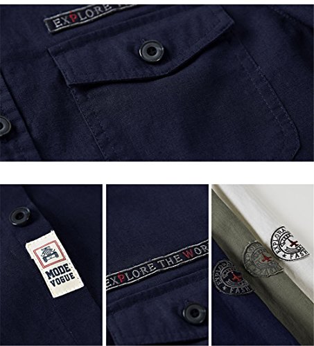 YYZYY Uomo Classico Cotone Primavera Estate